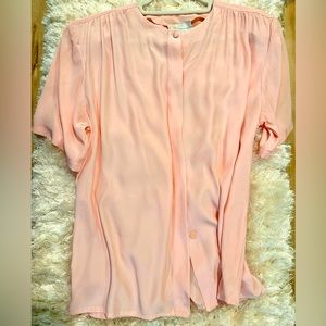 218.  SENTIMENTS CALIFORNIA HIDDEN BUTTON DOWN SIZE 14